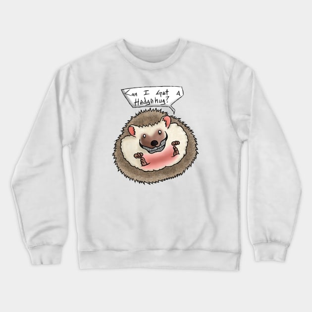 Hedgehog Crewneck Sweatshirt by TheDoodleDream